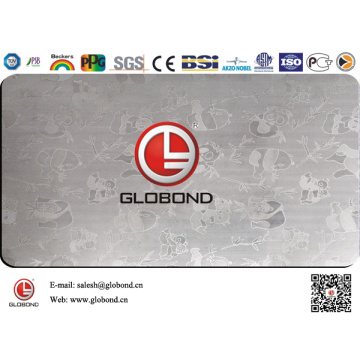 Painel de parede de aço inoxidável Globond 008